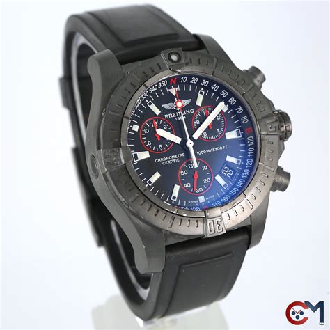 breitling avenger seawolf chrono blacksteel limited edition watch|breitling avenger seawolf bracelet.